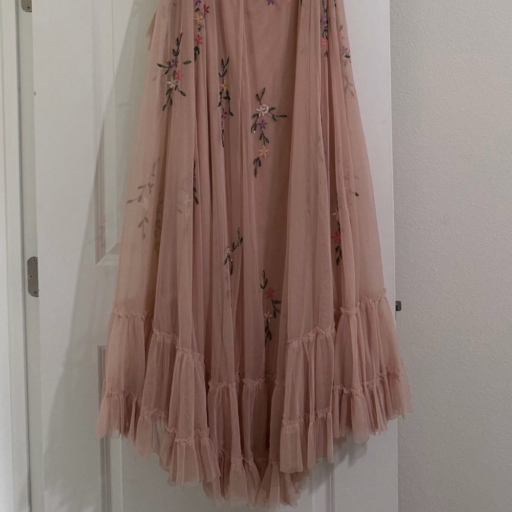 MAC DUGGAL 9164 - EMBELLISHED ONE SHOULDER ASYMMETRICAL HEM DRESS Size 8 Formal - Picture 7 of 14
